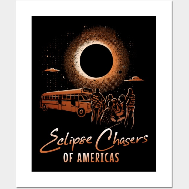 Solar Eclipse 2024 T Shirt 46 Wall Art by fadinstitute